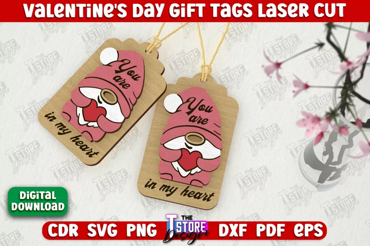 Valentine's Day Tag | Gift Tag | Romantic | Valentine's Gift