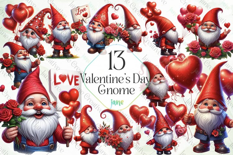 Valentine’s Day Gnome Sublimation