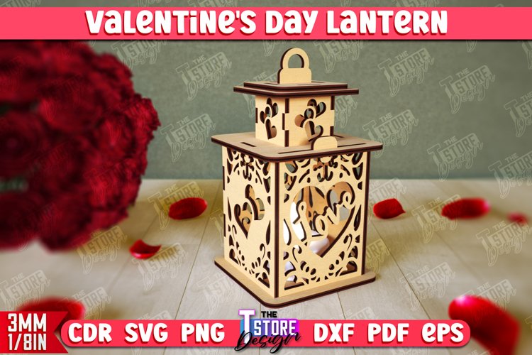 Valentines Lantern | Romantic Gift|Night Light |Shadow Lamp