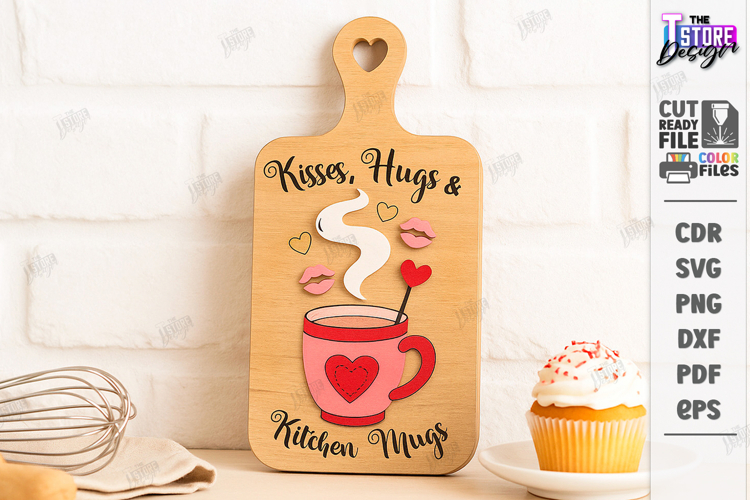Valentine’s Day Mini Cutting Board Laser Cut|Love Signs SVG
