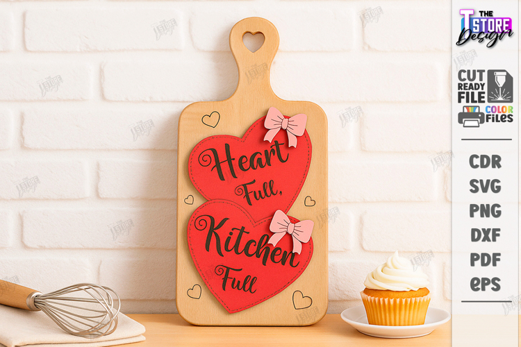 Valentine’s Day Mini Cutting Board Laser Cut|Love Signs SVG