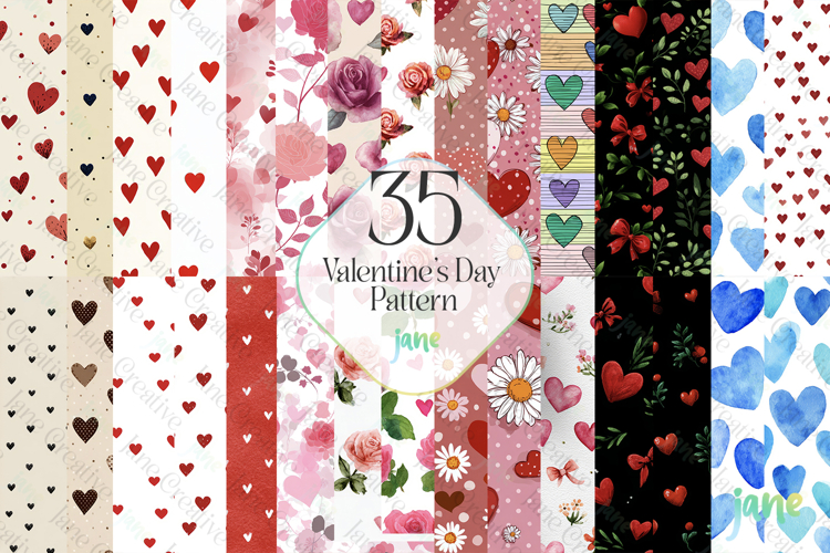 Valentine’s Day Pattern Sublimation