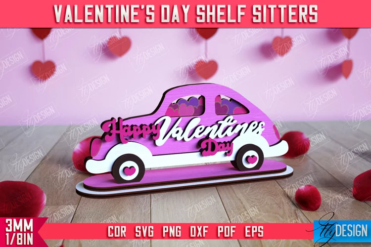 Valentine's Shelf Sitter |Table Statuette |Valentine's Signs