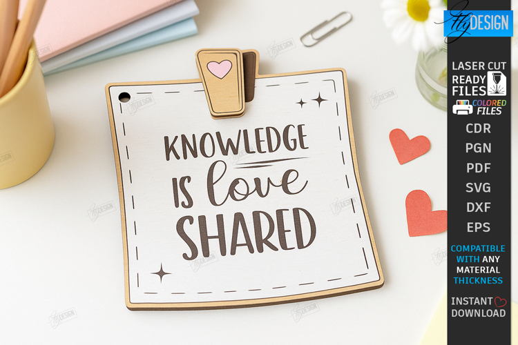 Valentine’s Teacher Gift Laser Cut|Teacher’s Day|School SVG