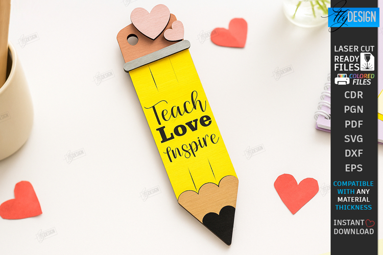 Valentine’s Teacher Gift Laser Cut|Teacher’s Day|School SVG