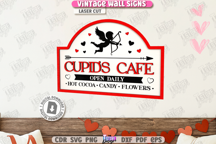Valentine's Day Wall Sign Laser Cut |3D Lettering| Love SVG