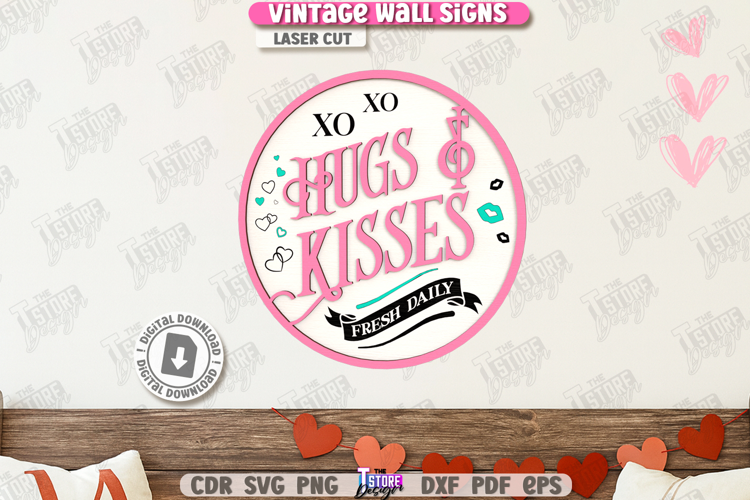 Valentine's Day Wall Sign Laser Cut |3D Lettering| Love SVG