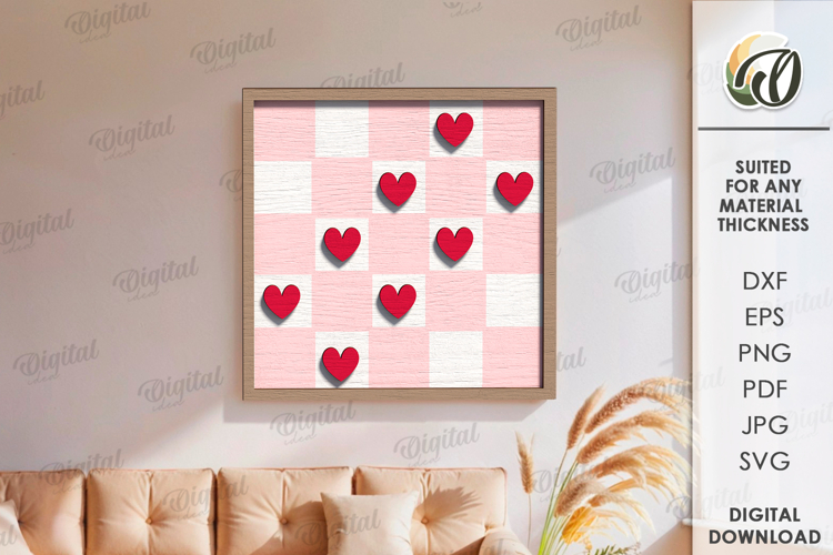 Valentines Day Wall Decor Laser Cut. Wall Decor SVG