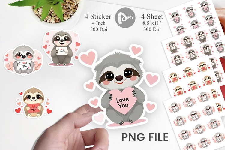 Sloth Clipart Image 9
