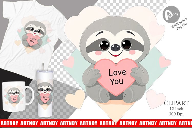 Sloth Clipart Image 7