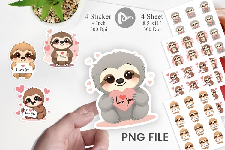Sloth Clipart Image 8