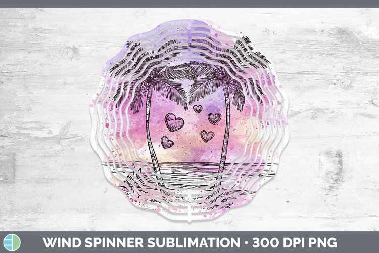 GorgeousValentine Splash Wind Spinner design.