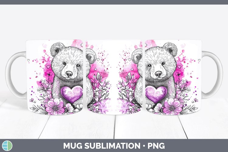 GorgeousValentine Splash Mug Wrap design.