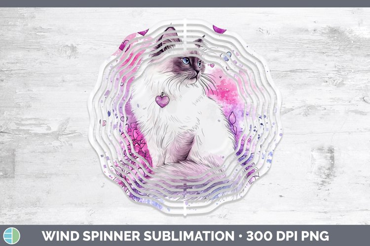 GorgeousValentine Splash Wind Spinner design.