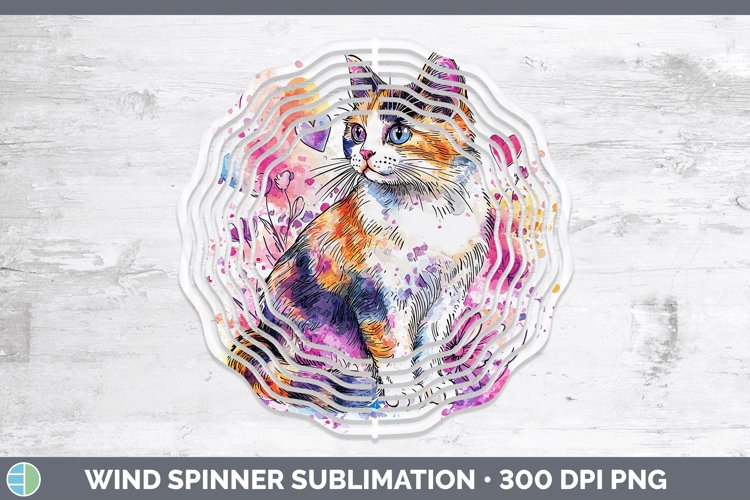 GorgeousValentine Splash Wind Spinner design.