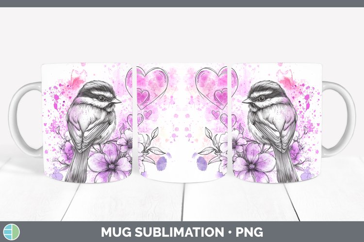 GorgeousValentine Splash Mug Wrap design.