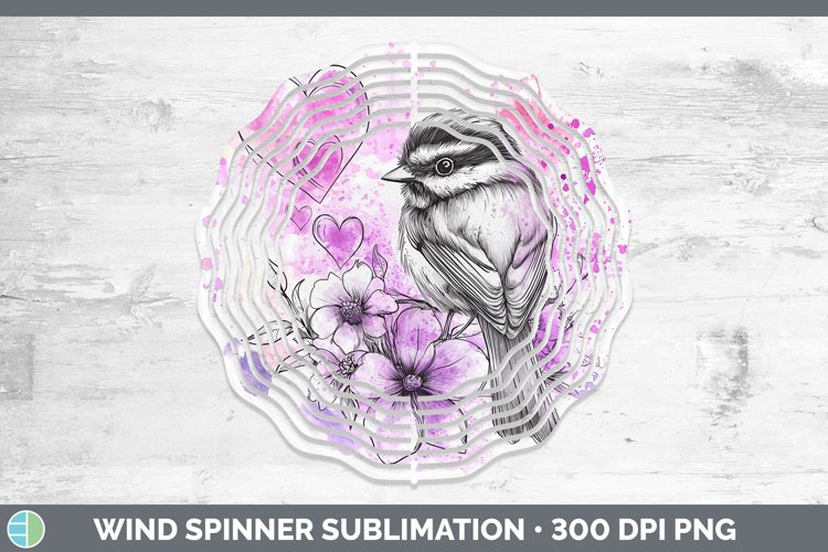 GorgeousValentine Splash Wind Spinner design.