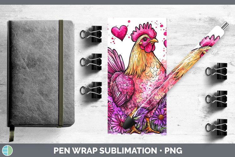 GorgeousValentine Splash Pen Wrap design.