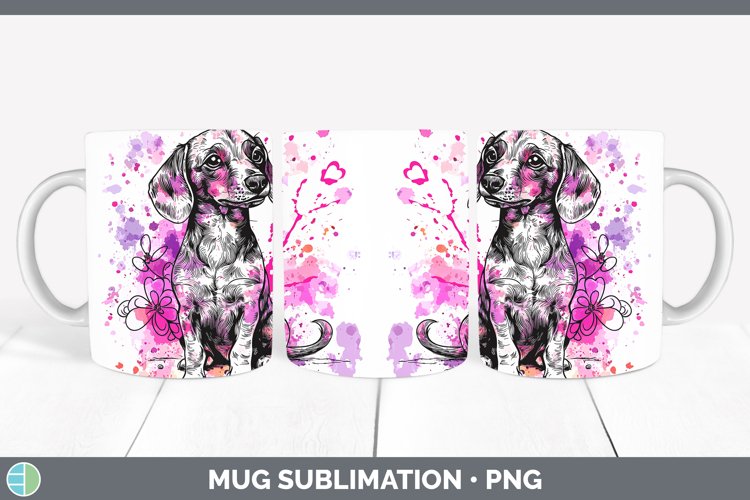 GorgeousValentine Splash Mug Wrap design.