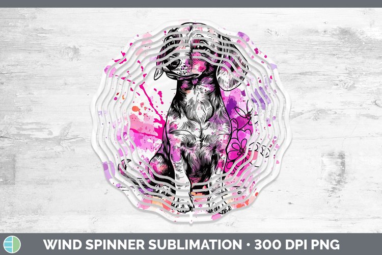 GorgeousValentine Splash Wind Spinner design.