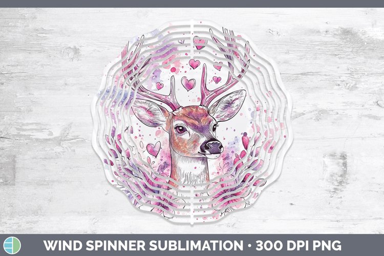 GorgeousValentine Splash Wind Spinner design.