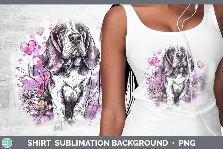 Basset Hound Clipart Image 7