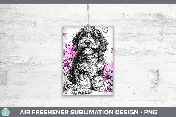 GorgeousValentine Splash Dogs Air Freshener design.