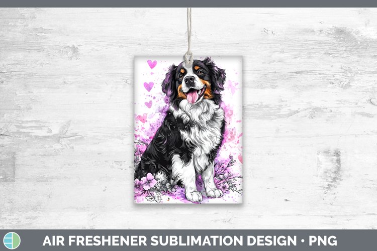 Valentine Splash Dogs Bernese Mountain Dog Air Freshener Su