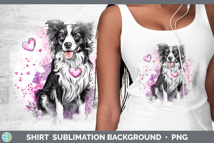 Border Collie Clipart Image 7