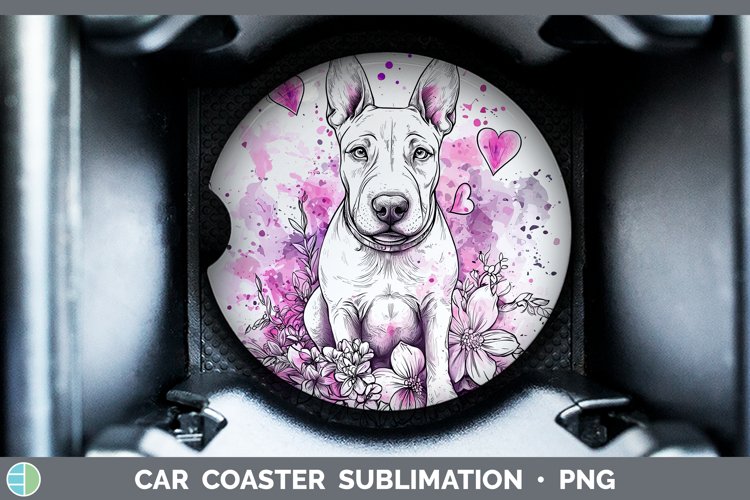 GorgeousValentine Splash Dogs Car Coaster design.