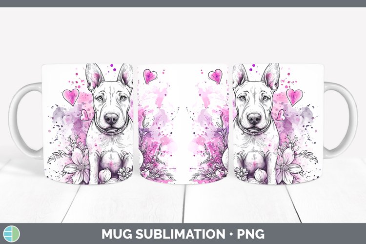 GorgeousValentine Splash Dogs Mug Wrap design.