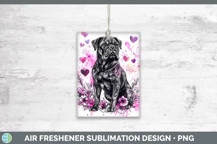 Valentine Splash Dogs Cane Corso Air Freshener Sublimation C
