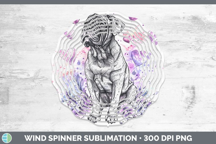 GorgeousValentine Splash Dogs  Wind Spinner design.