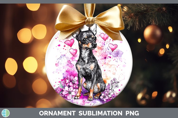 GorgeousValentine Splash Dogs  Ornament design.