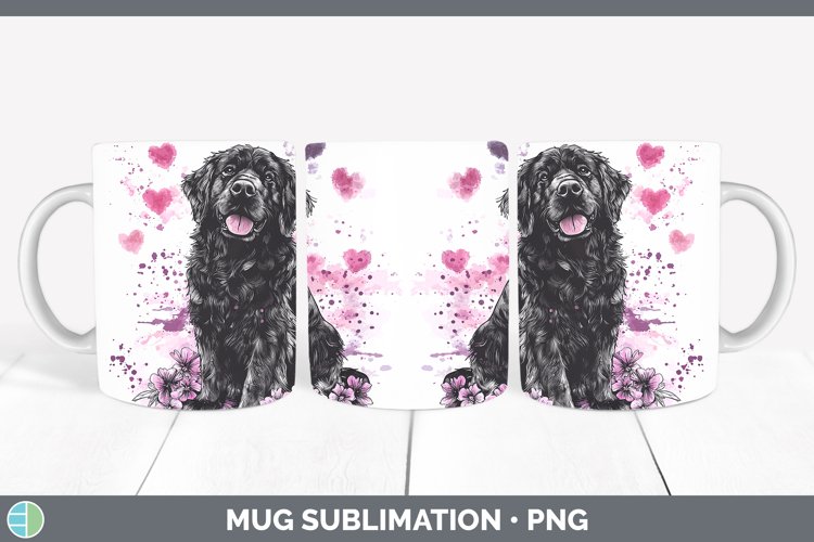 GorgeousValentine Splash Dogs  Mug Wrap design.