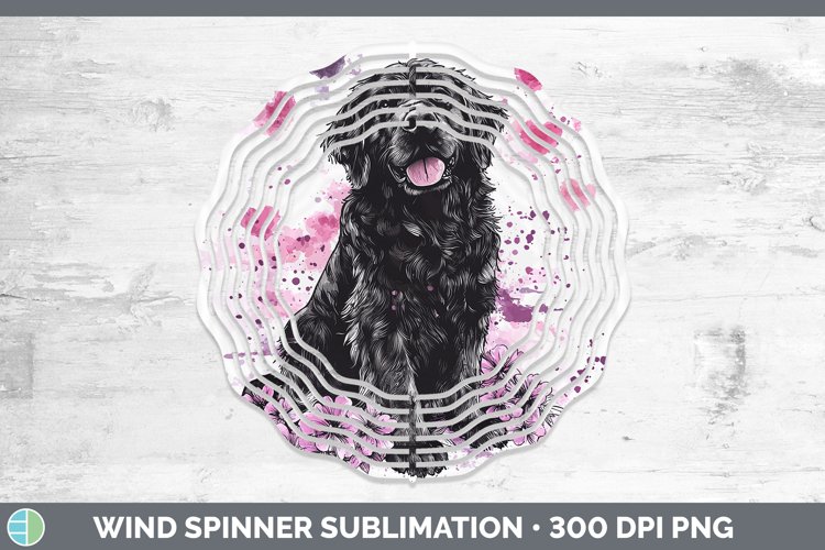 GorgeousValentine Splash Dogs  Wind Spinner design.