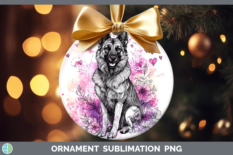 GorgeousValentine Splash Dogs Ornament design.