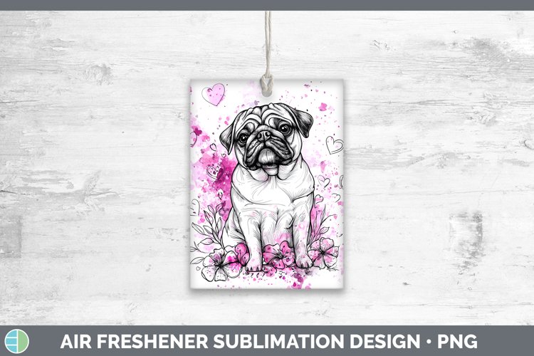 GorgeousValentine Splash Dogs Air Freshener design.
