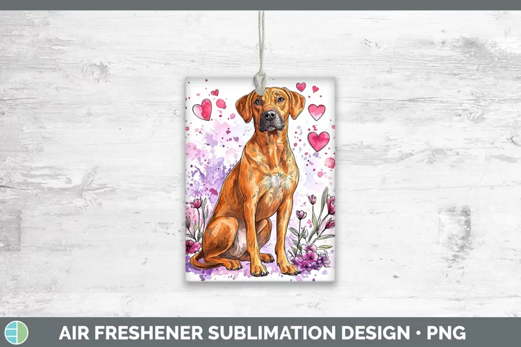 Valentine Splash Dogs Rhodesian Ridgeback Air Freshener Sub