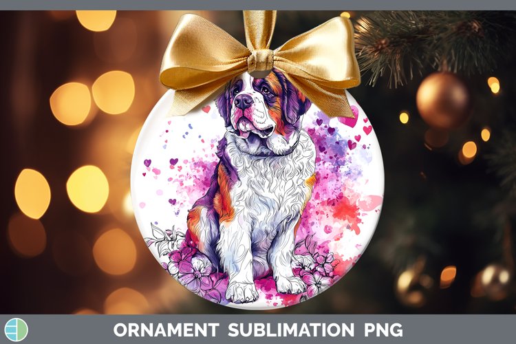 GorgeousValentine Splash Dogs Ornament design.