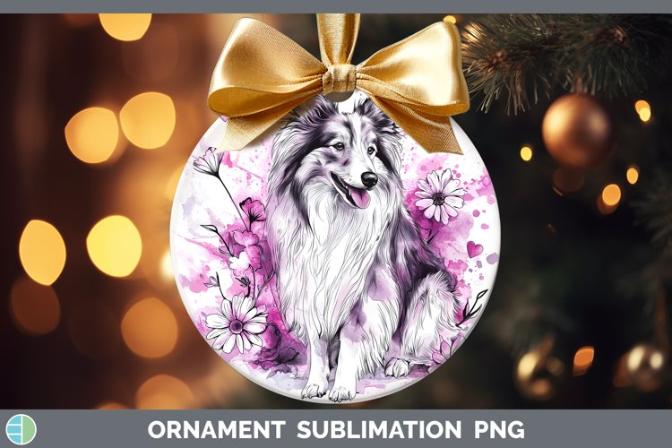 GorgeousValentine Splash Dogs Ornament design.