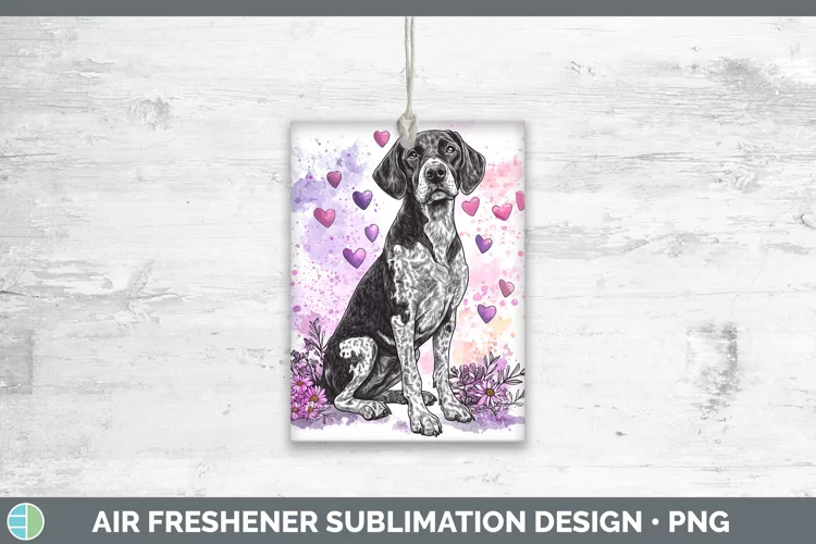 Valentine Splash Dogs Shorthaired Pointer Air Freshener Sub