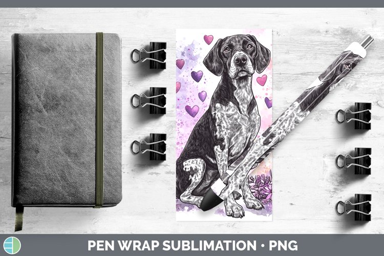 GorgeousValentine Splash Dogs  Pen Wrap design.