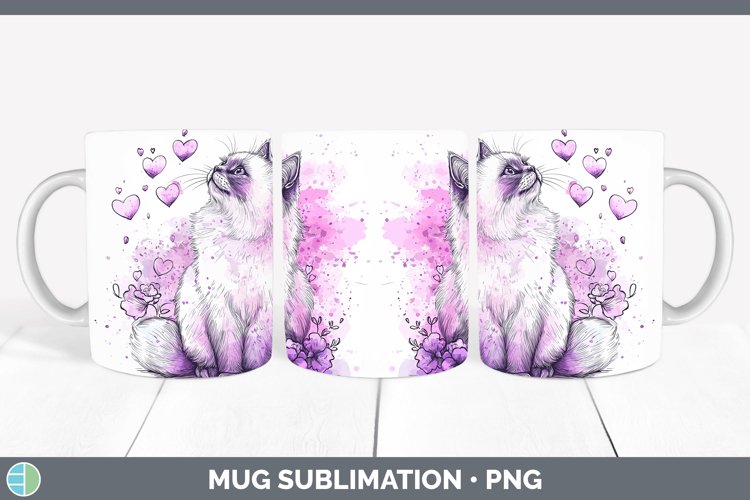GorgeousValentine Splash Mug Wrap design.