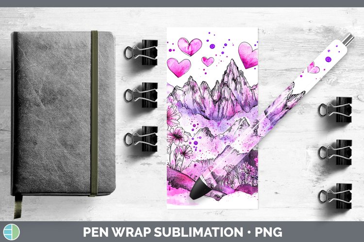 GorgeousValentine Splash Pen Wrap design.