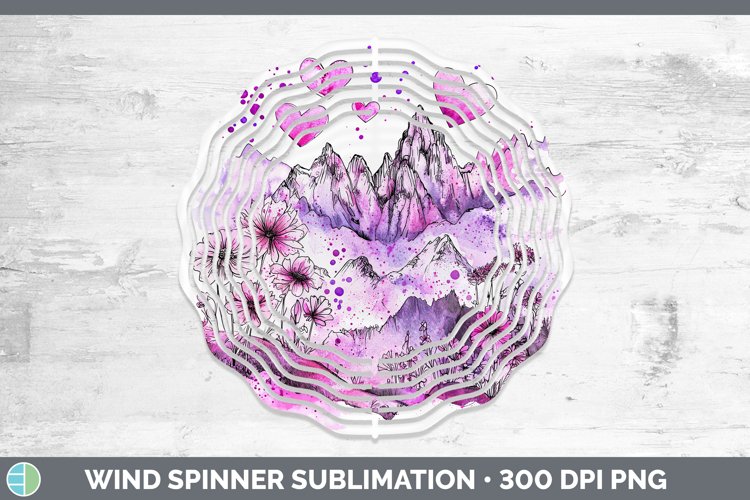 GorgeousValentine Splash Wind Spinner design.