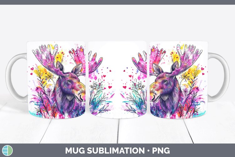GorgeousValentine Splash Mug Wrap design.