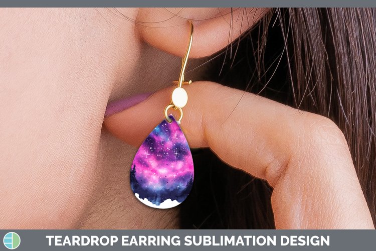 GorgeousValentine Splash Teardrop Earrings design.