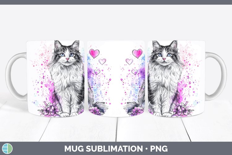 GorgeousValentine Splash Mug Wrap design.