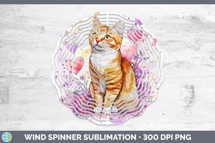GorgeousValentine Splash Wind Spinner design.